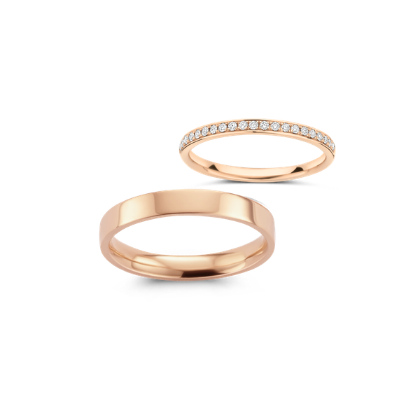 Trouwringen · Vander Avort CEREMONY · met en zonder diamant