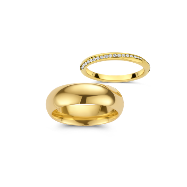 Trouwringen · Vander Avort CEREMONY · met en zonder diamant