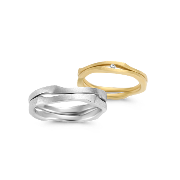 Trouwringen · Vander Avort CEREMONY · met of zonder diamant
