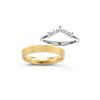Trouwringen · Vander Avort CEREMONY · met structuur en diamant