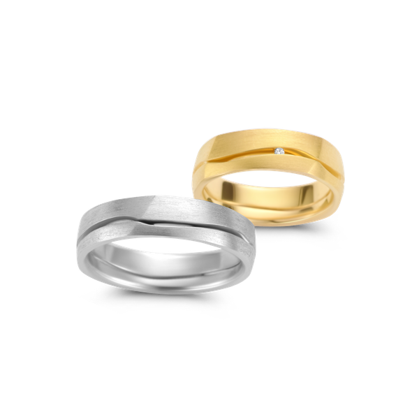 Trouwringen · Vander Avort CEREMONY · met of zonder diamant