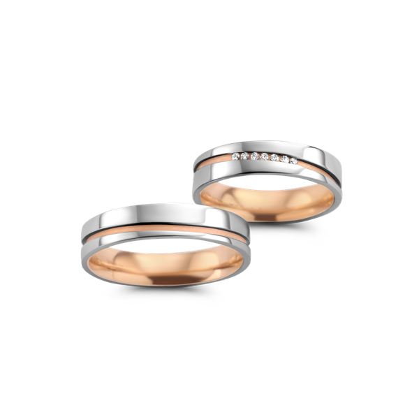 Trouwringen · Vander Avort CEREMONY · met of zonder diamant