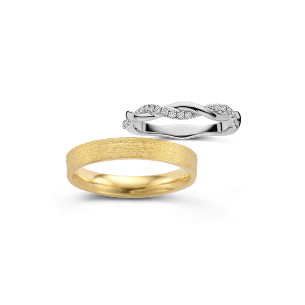 Trouwringen · Vander Avort CEREMONY · met of zonder diamant