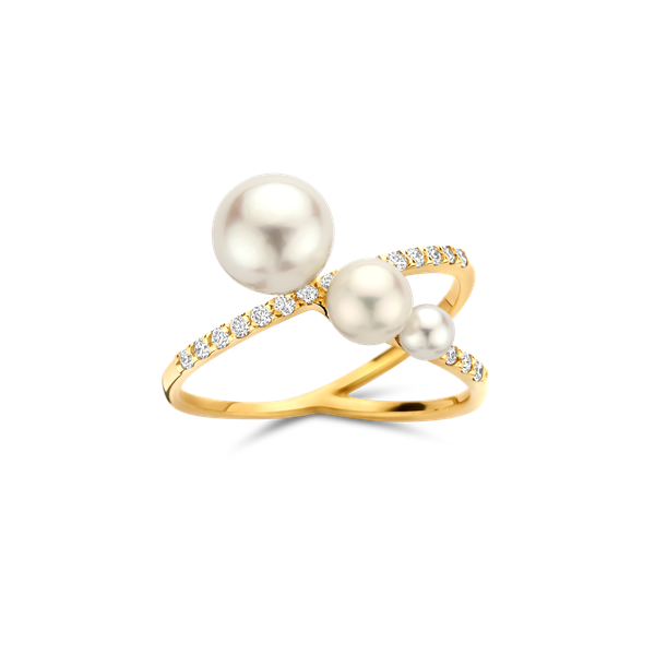 Ring · Vander Avort SEA · met parel en diamant