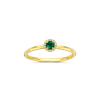 Ring · Vander Avort COLOURFUL · met smaragd en diamant