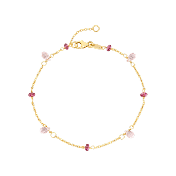 Armband · Vander Avort RIVIERA · met kwarts, robijn en toermalijn