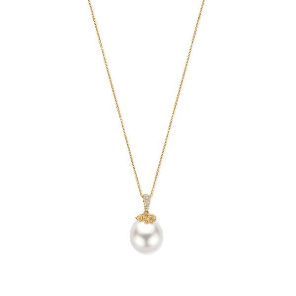Halsketting · Vander Avort SEA ICONIC · met parel en diamant