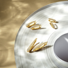 Oorbellen groot · Vander Avort ICON PAVE PRESTIGE · creool ovaal met diamant