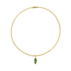 Halsketting · Vander Avort SILK & UNIQUE · met toermalijn en diamant