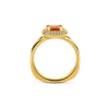 Ring · Vander Avort UNIQUE · met granaat spessartiet en diamant
