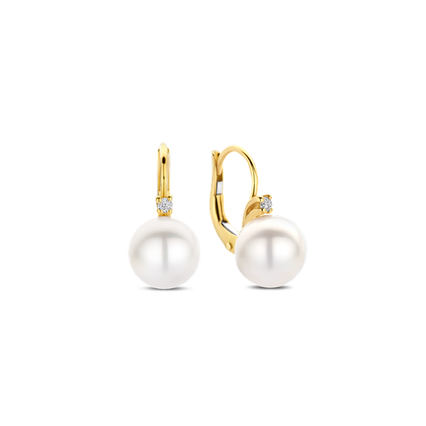 Oorbellen · Vander Avort SEA AKOYA · met parel en diamant