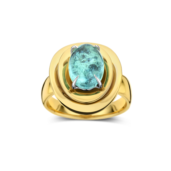 Ring · Vander Avort UNIQUE · met Paraïba toermalijn