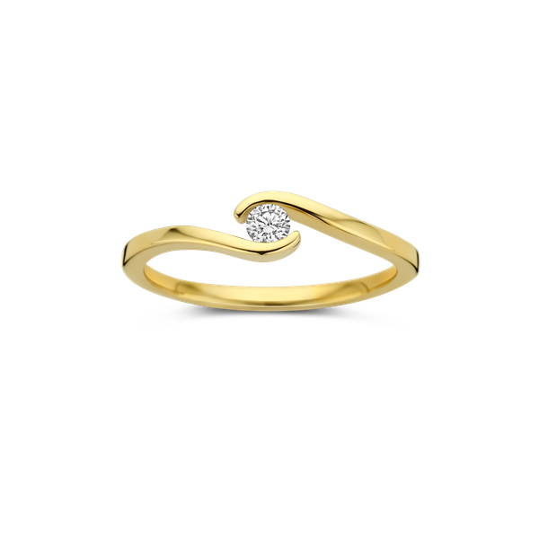 Ring Twist · Vander Avort INFINITE · met diamant