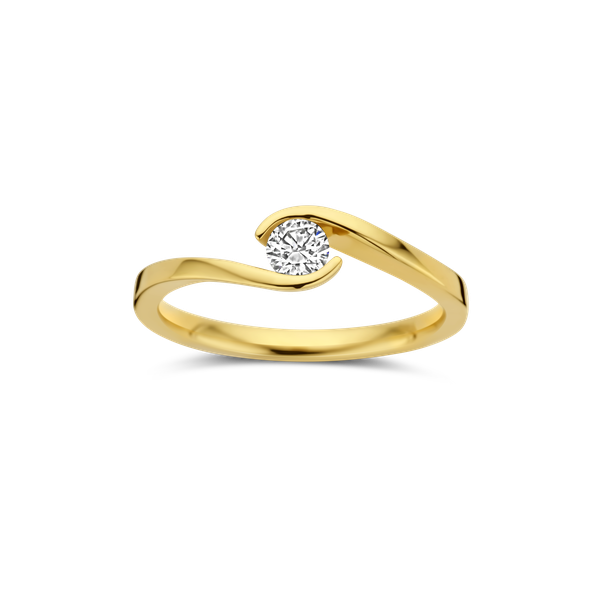 Ring Twist · Vander Avort INFINITE · met diamant