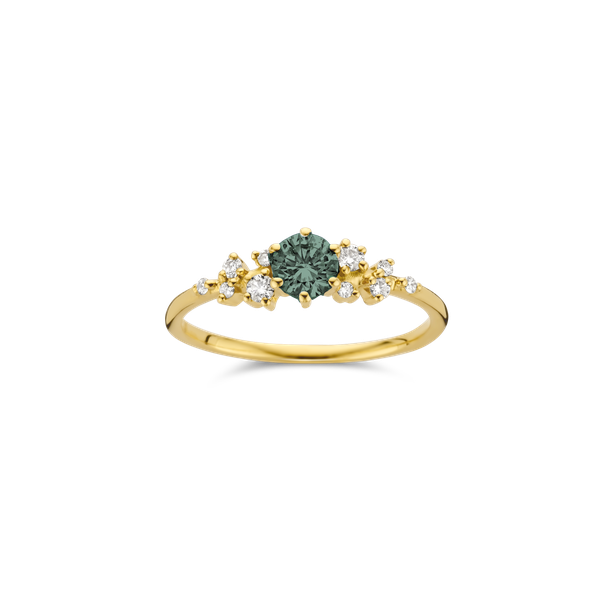 Ring Sunset · Vander Avort COLOURFUL · met saffier en diamant