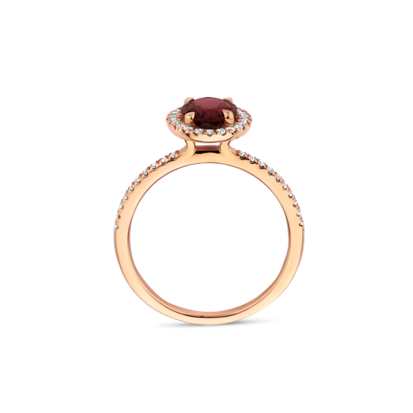 Ring · Vander Avort COLOURFUL · met toermalijn en diamant