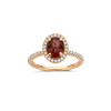 Ring · Vander Avort COLOURFUL · met toermalijn en diamant