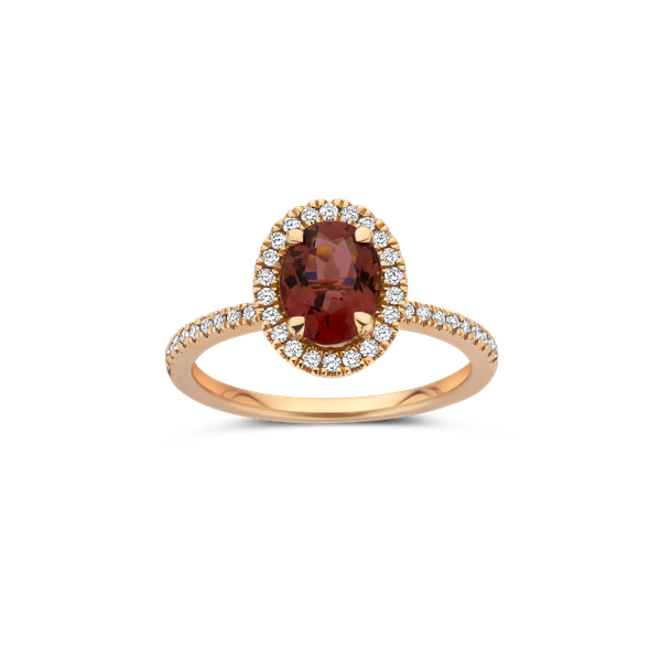 Ring · Vander Avort COLOURFUL · met toermalijn en diamant