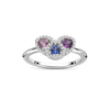 Ring · Vander Avort COLOURFUL · met saffier en diamant