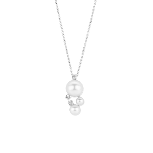 Halsketting · Vander Avort SEA · met parel en diamant
