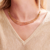 Halsketting · Vander Avort SILK ROPE · met diamant