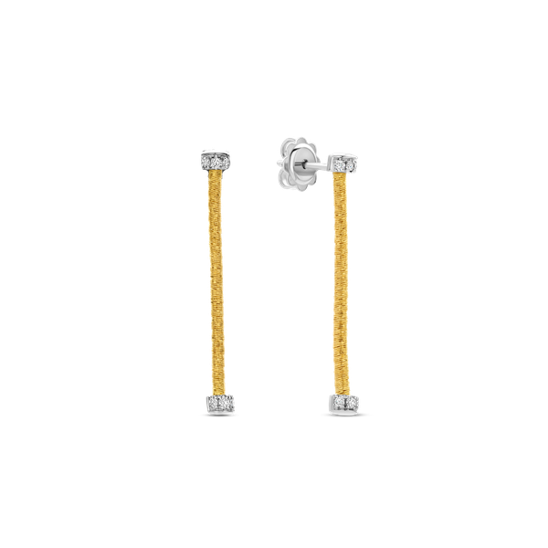 Oorbellen · Vander Avort SILK ROPE · met diamant