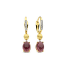 Oorbellen · Nanis TOURMALINES · met roze toermalijn en diamant