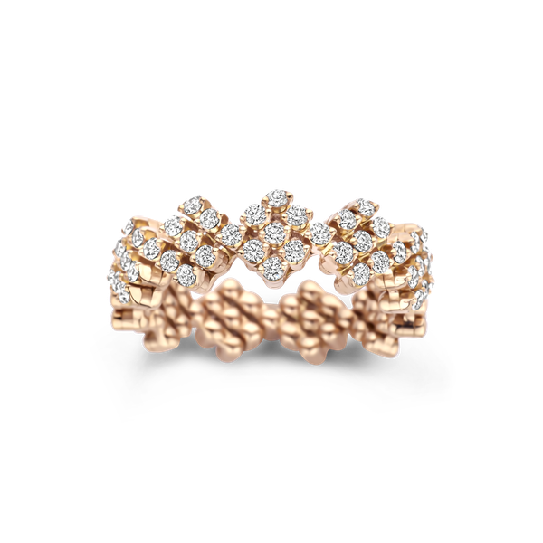 Ring multi-size · Serafino Consoli BREVETTO FLOWER · met diamant